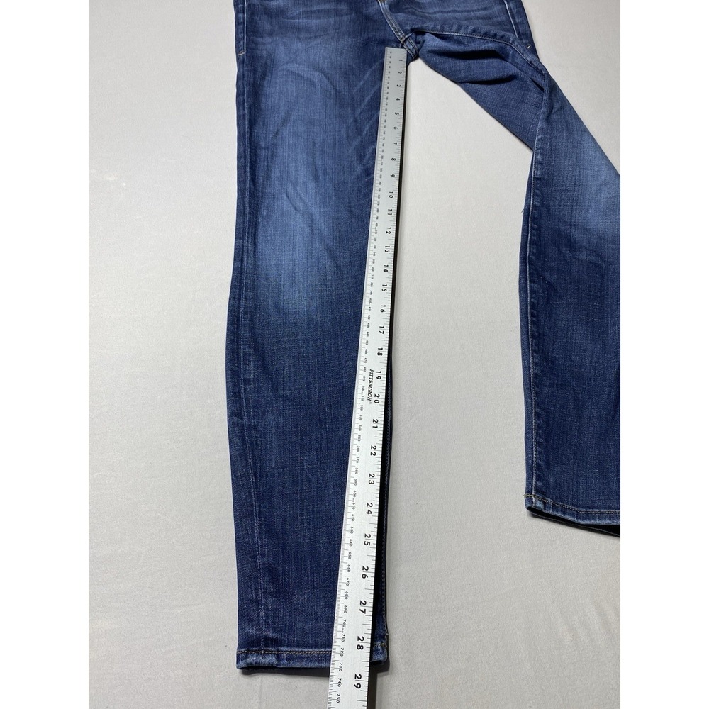 Good American Good Legs Jeans Womens 12 31 Blue Skinny Stretch Denim 28 Inseam - Picture 3 of 6